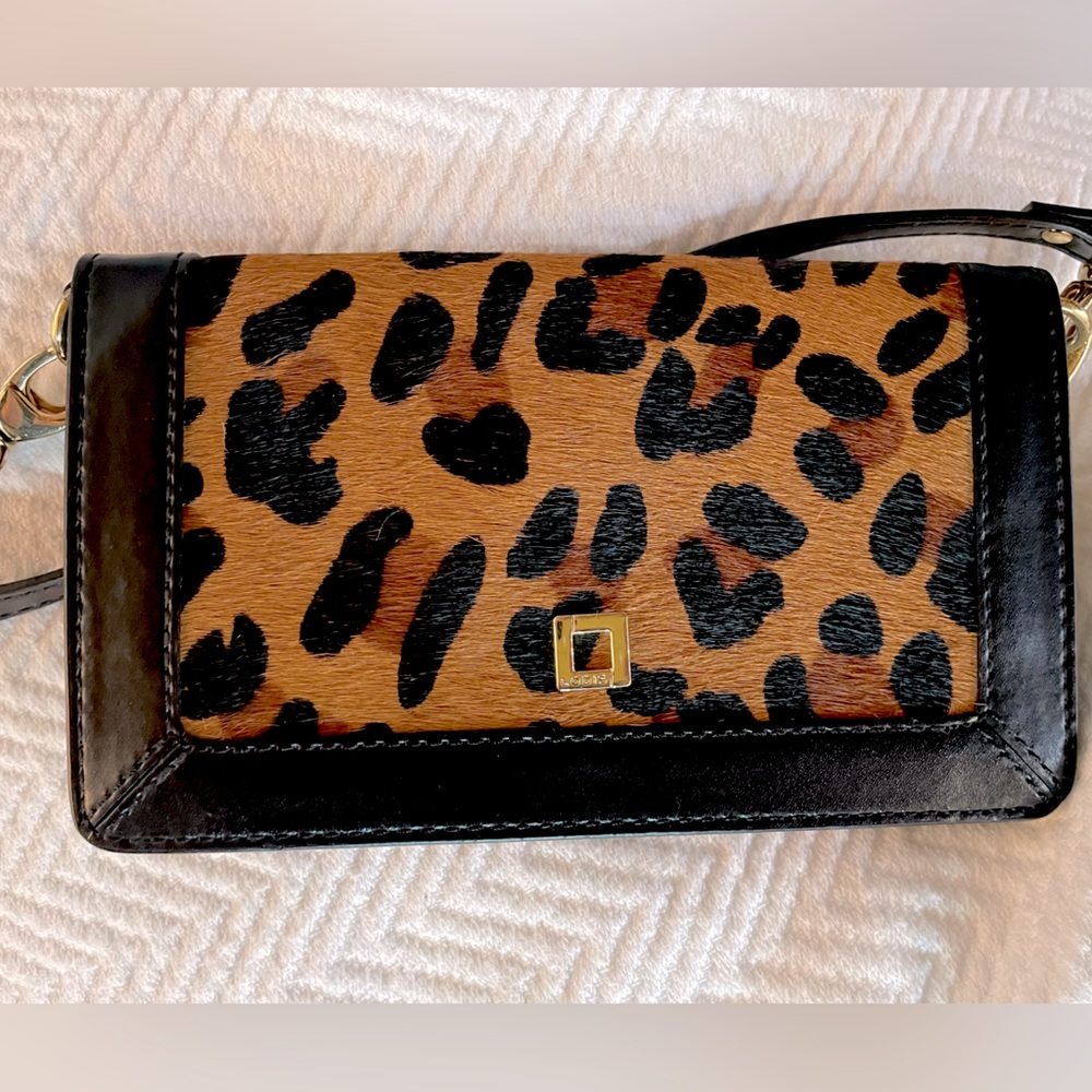 Lodis small bag - with cheetah print